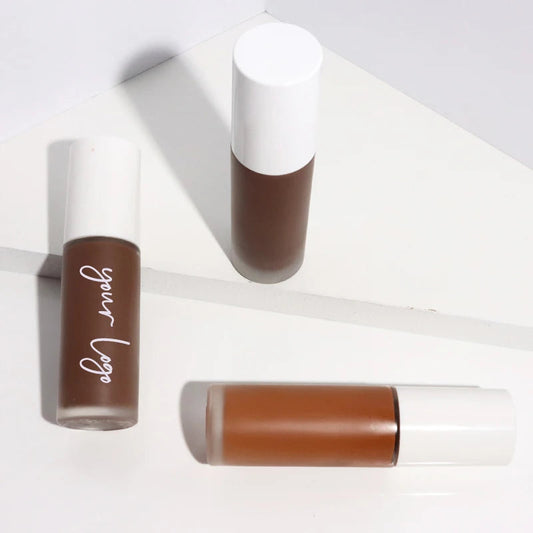 Cosmetics Vegan Make up Foundation High Quality for Black Women Dark Skin Full Coverage Liquid Foundation Private Label Good Vibrations