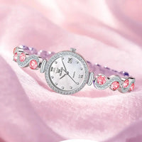 OLEVS 5633 Women's Wristwatch Elegant Luxury Quartz Watch Ladies Fashion Waterproof Diamond Bracelet Watches Sapphire Girl Clock Good Vibrations