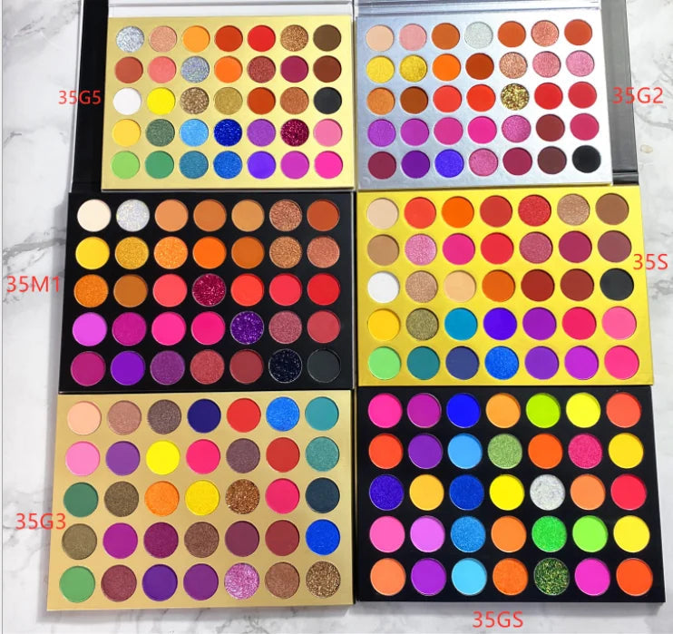 Wholesale Custom Your Own Brand Makeup Eye Shadow Palette Private Label Makeup Eyeshadow Palette Good Vibrations