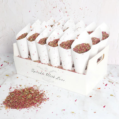Kraft Paper Wedding Tray Confetti Cone Stand Box Tray Rustic Wedding Decoration Wedding Confetti Cones Wedding Cones  Set supply Good Vibrations