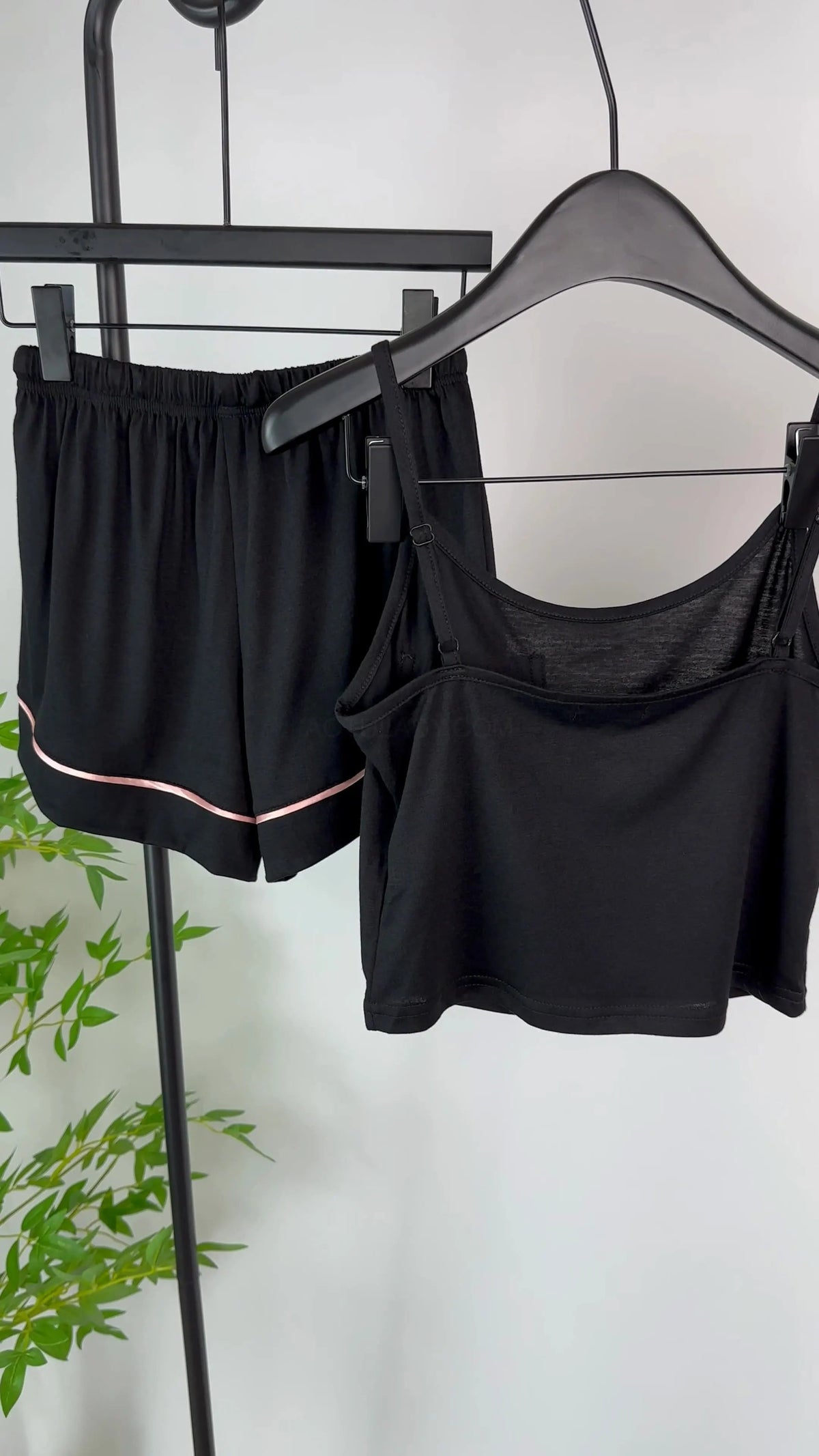Girls Two-Piece Set Summer Short Shirt Pants Pajamas Solid Color Breathable 2 Pcs Cotton Pajamas for Women Set Good Vibrations
