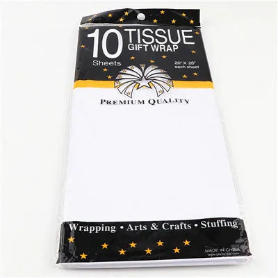 10 Pieces 50*66 Cm Tissue Paper DIY Handmade Craft Paper Flowers Gift Packing Wedding Festive Party Home Decoration Supplies Good Vibrations