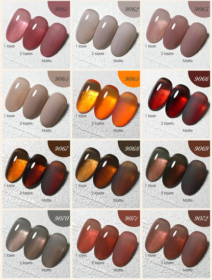 2025 Newest CANNI 9ml Nail Art Hema Free Gel Polish for Nails French Tip Manicure Gel Varnish Enamel Lacquer UV LED Nail Good Vibrations