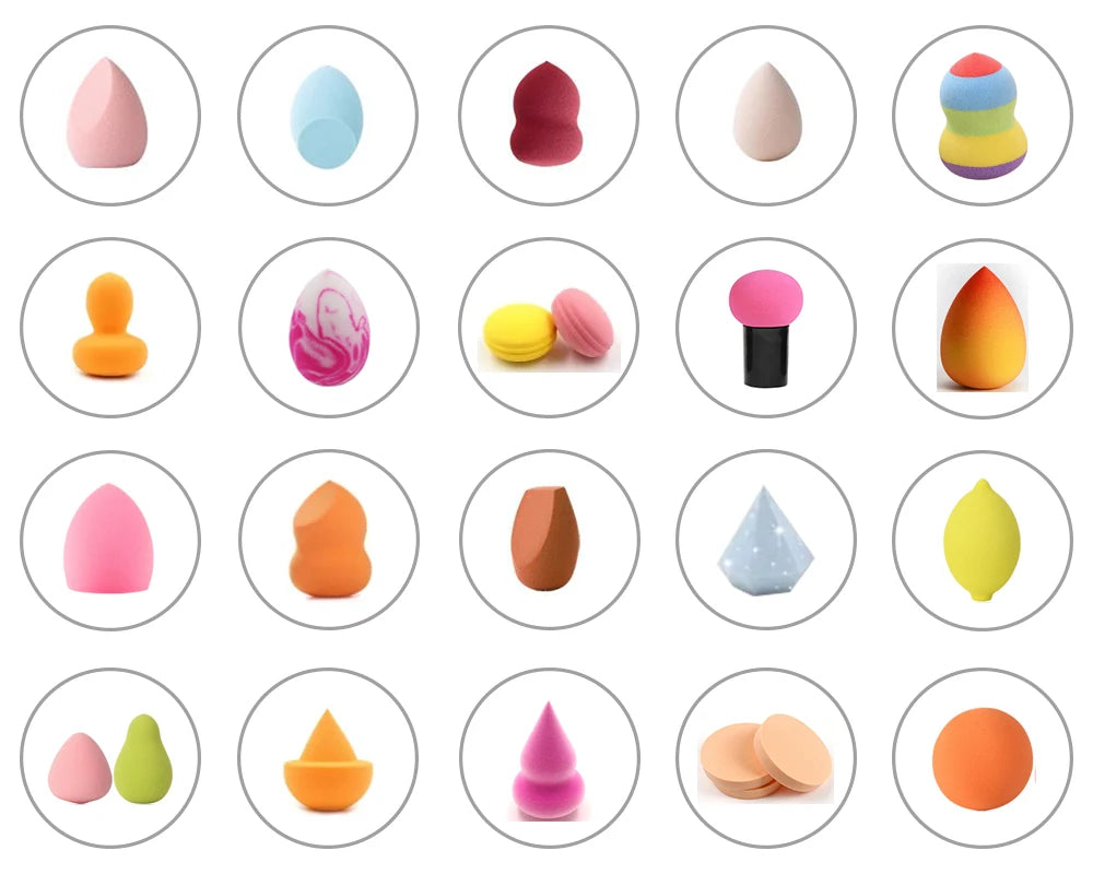 Make up Powder Puff Beauty Egg Esponjas De Maquillaje Makeup Blender Face Foundation Sponge Beauty Sponge Blender Makeup Sponge Good Vibrations