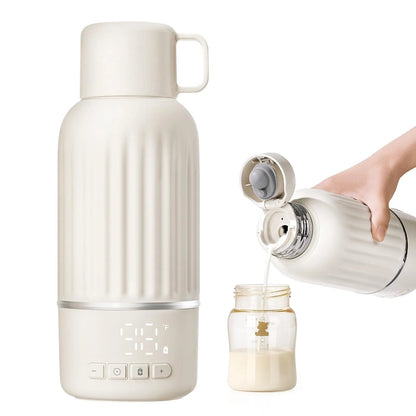 USA Warehouse 2025 New Design Multi-Function Adjustable Temperature Travel Baby Feeding Portable Breast Milk Bottle Warmer Good Vibrations