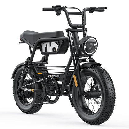 EU US Warehouse Ready Stock COSWHEEL Y16 16inch E Bike 750 Watt 1000w Ebike Fat Tire Electric Bike for Adults Good Vibrations