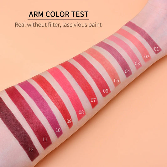 OEM Factory Wholesale Long Lasting Matte Lipstick Waterproof Matte Velvet Lip Stick Good Vibrations