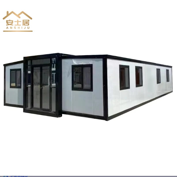 Foldable 40ft Expandable Container Home Office in Australia Tiny House With 20ft Size Made From Sandwich Panel Good Vibrations
