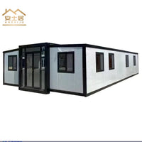 Foldable 40ft Expandable Container Home Office in Australia Tiny House With 20ft Size Made From Sandwich Panel Good Vibrations