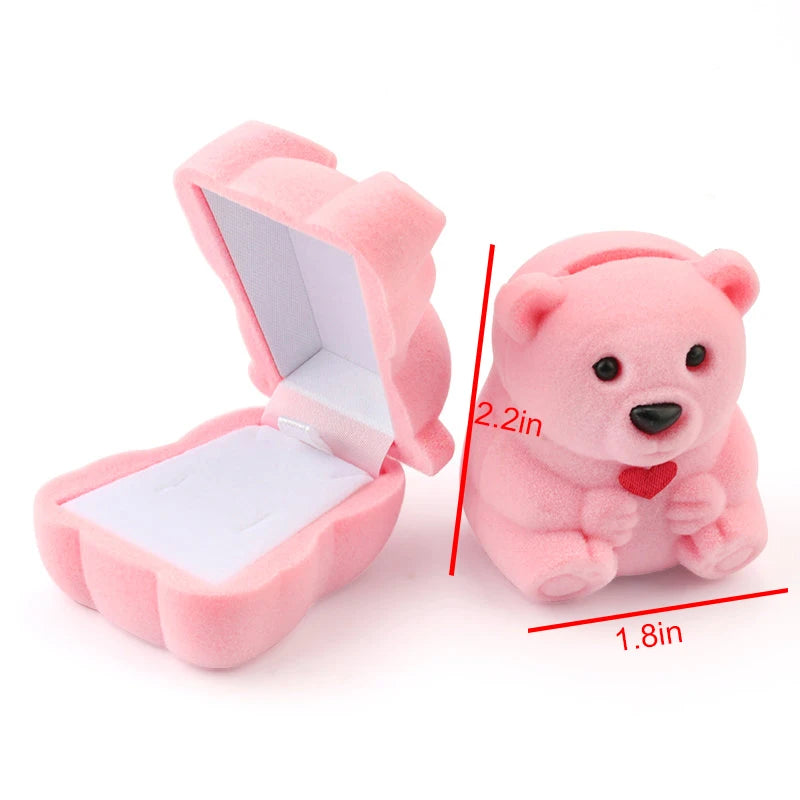 1 Piece Lovely Velvet Jewelry Box Container Wedding Ring Box for Earrings Necklace Bracelet Display Gift Box Holder 16 styles Good Vibrations