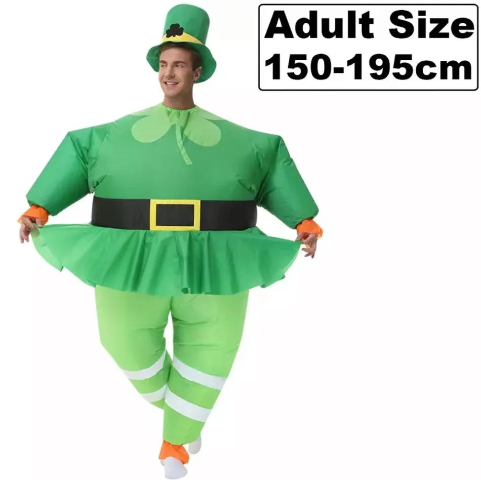 Halloween Costumes for Adult Men Women Cosplay Clown Anime Mascot Inflatable Costume Carnival Party Christmas Role Play Dress Good Vibrations