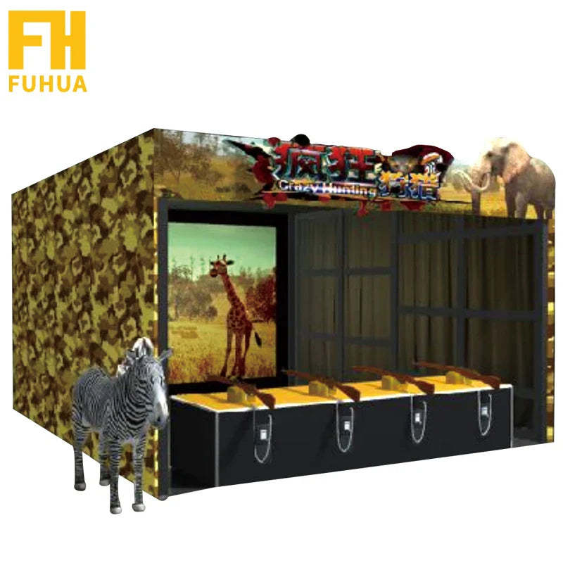 Indoor 3D VR Hunting Simulator Arcade Gun Shooting Game for Garden or Playhouse Earn Money Amusement Park Equipment Good Vibrations