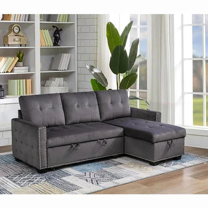 Frank Furniture Hot Selling American Style Leisure Sofa Bed Modern Three Seat Living Room Furniture Set Extendable Feature Good Vibrations