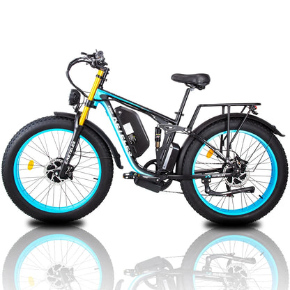 Hot Sale 26-Inch EU Stock MTB Electric Bike with Dual Motor 48V 23Ah Integrated Lithium Battery Rechargeable E-Bike Good Vibrations