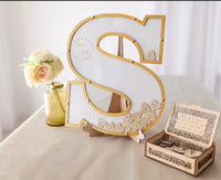 Personalized Wedding Guest Book - Gold Letter Sign Guest Book - Alternative Guest Book - Wedding Decorations Rustic - Guest Book Good Vibrations