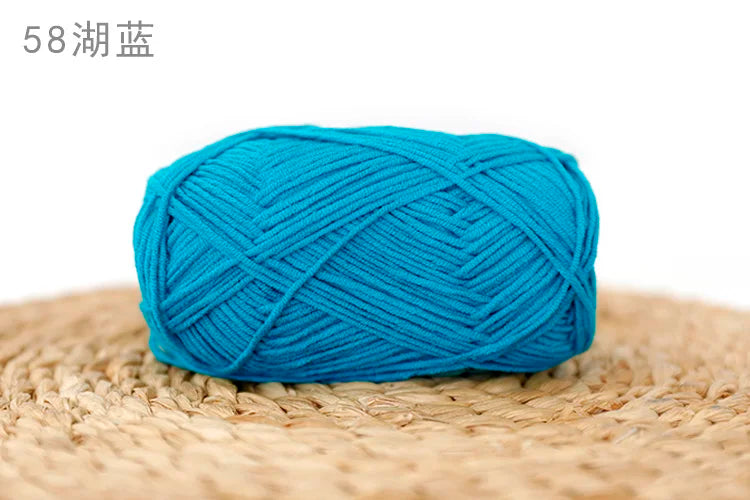 Factory Wholesale Recycled Baby Cotton Yarn 4 Strands of Milk Yarn Bag for Doll Clothes Hand-Knitted High Tenacity for Weaving Good Vibrations