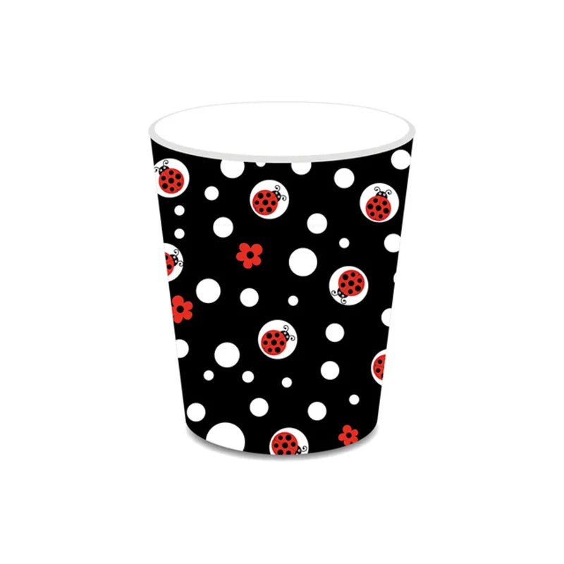 Cartoon Ladybug Theme Birthday Supplies Tablecloth Paper Plate Cup Banner Balloon Party Decoration Set Baby Shower Decoration Good Vibrations