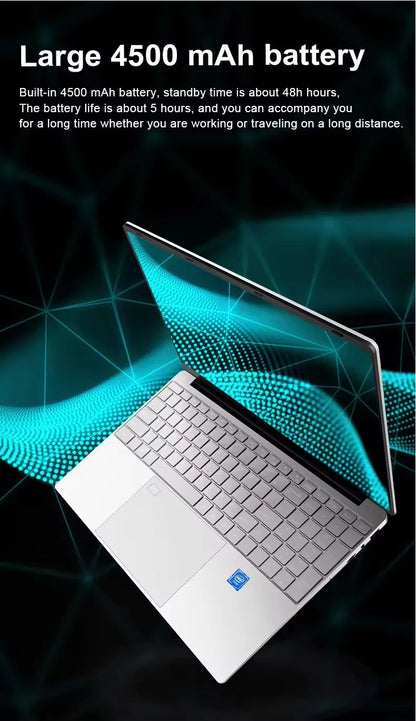 High Quality Laptops Intel N5095 Notebook PC 15.6 Inch 12GB RAM 256GB SSD 1920*1080P Personal&Home Computer Laptops Good Vibrations