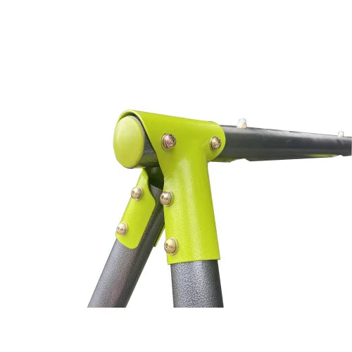 Outdoor Metal Plastic Indoor Playground with Three Swings for Daycare Trampoline Park Kindergarten School Garden Home Playhouse Good Vibrations