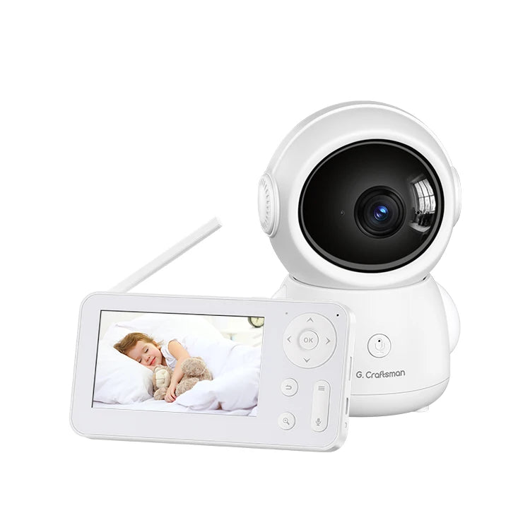 Y2-US 4.3 Inch Screen WIFI Auto Tracking APP Alarm Two-Way Audio Baby Monitor Camera 1080p Resolution Fast Delivery US Warehouse Good Vibrations