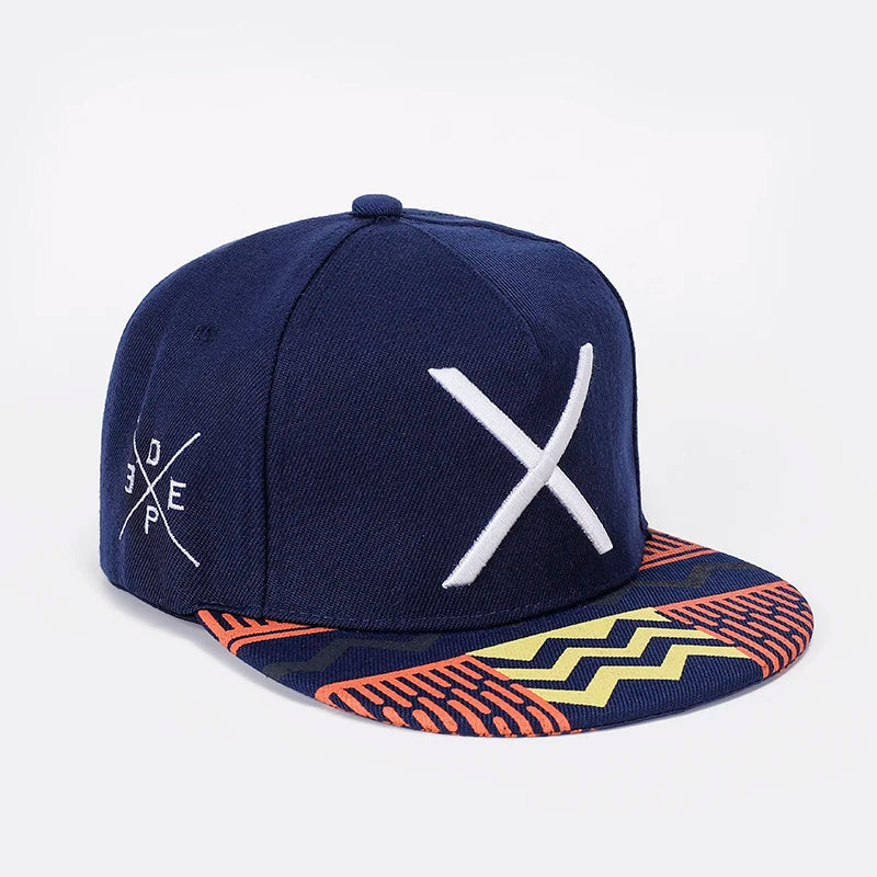 Acrylic Embroidered headwear outdoor casual sun baseball cap for man and women fashion new Hip Hop cap hat Female male Good Vibrations