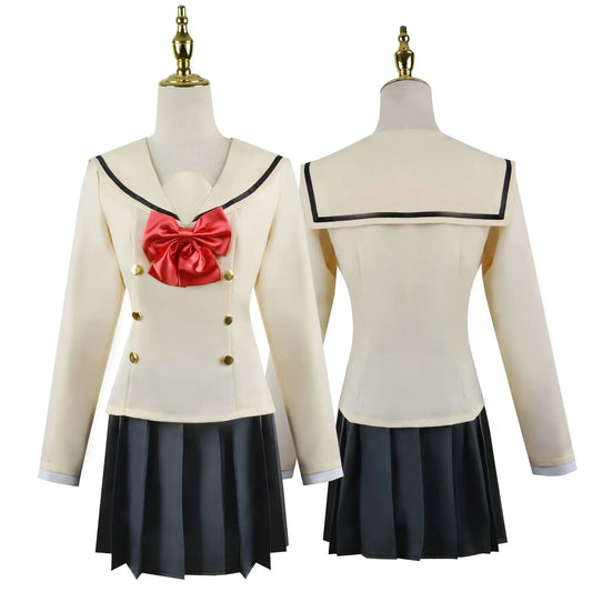 Anime Bocchi the Rock Ikuyo Kita JK Uniform Cosplay Costume Red Wig Bocchi the Rock Skirt Socks Party Girls Women Outfits Good Vibrations
