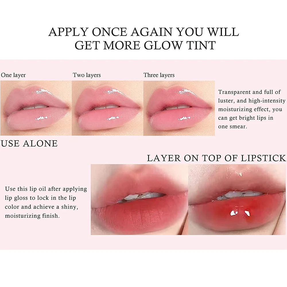 Bulk Ph Reactive Colour Change Tinted Lip Glow Oil Private Label Changing Color Lip Gloss Good Vibrations