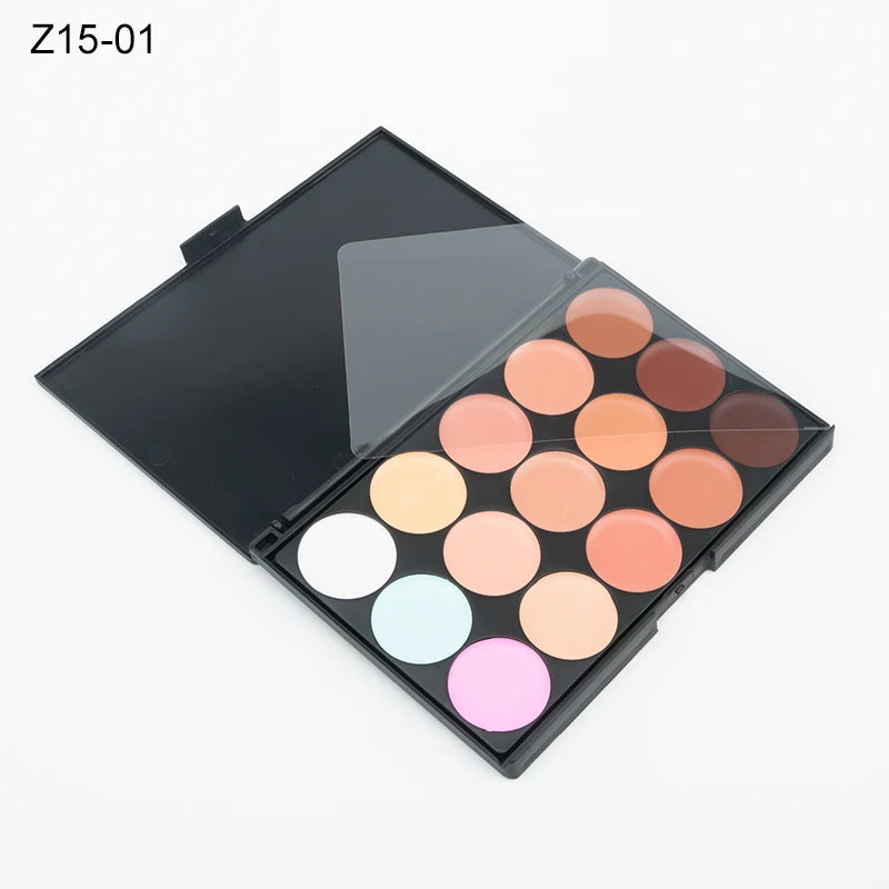 15 Colors Concealer Palettes Foundation Makeup Full Cover Contour Face Cream Base Primer Moisturizer Hide Blemish Good Vibrations