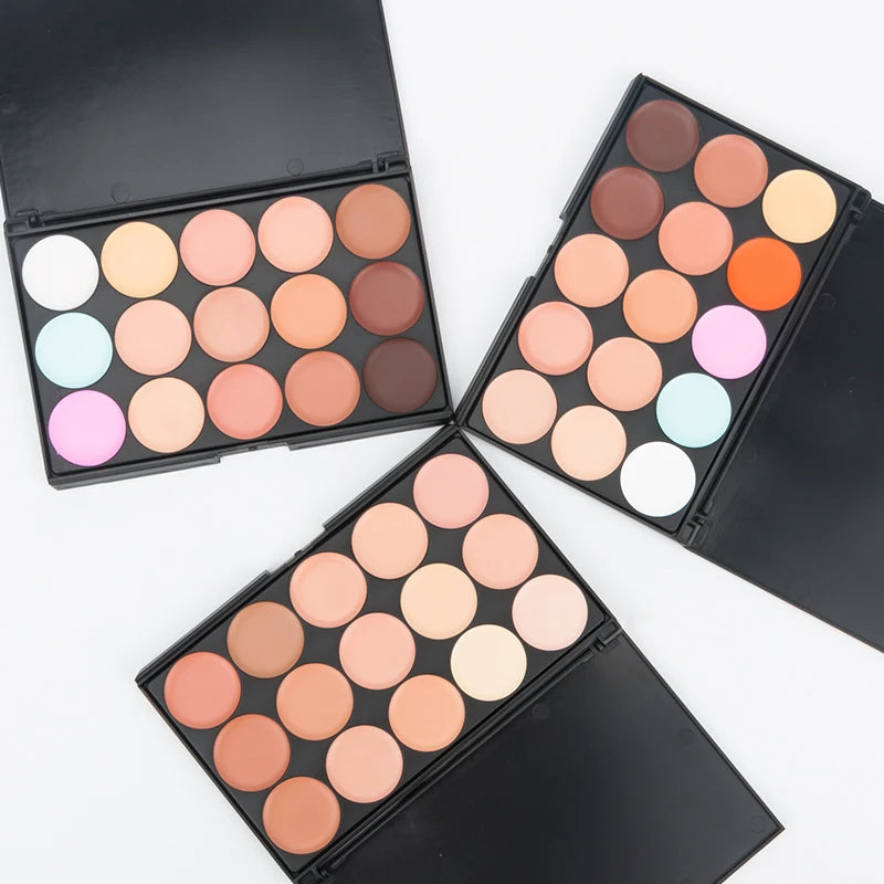 15 Colors Concealer Palettes Foundation Makeup Full Cover Contour Face Cream Base Primer Moisturizer Hide Blemish Good Vibrations