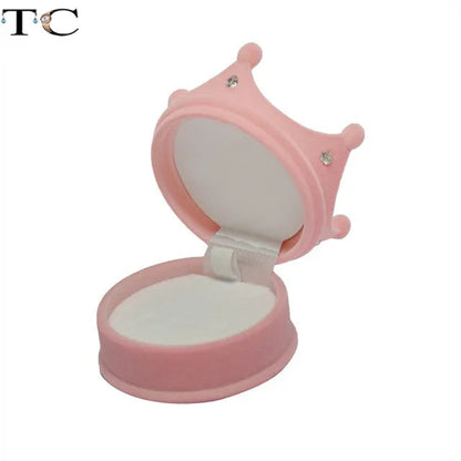Creative Velvet Jewelry Box Mini Container Ring Box Earrings Rings Storage Box Small Accessories Display Gift Box Good Vibrations