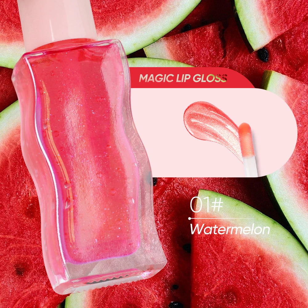 Wholesale Glossy Lip Gloss with Glitter Mineral-Infused Private Label Beauty Makeup Cream Liquid in Box Packaging Good Vibrations