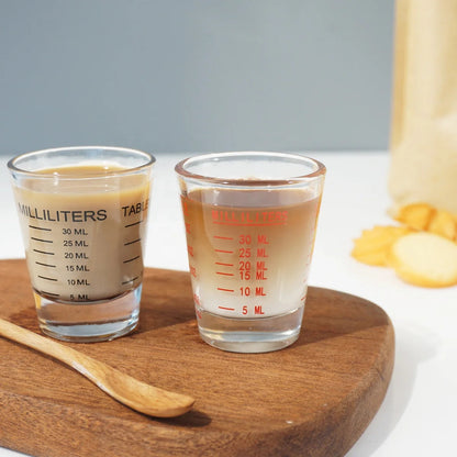BCnmviku 30ML/1oz Measuring Shot Glass With Thick Bottom Most Popular Products Factory Direct Kitchen Gadgets 2024 Good Vibrations