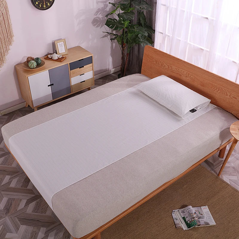 Grounding Sheet, Fits All Bed Sizes, Organic Cotton + Silver Fiber, 24" x 98"/60*249cm Good Vibrations