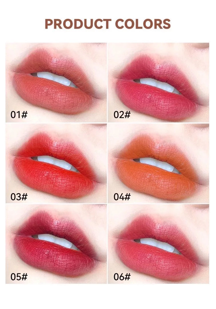Derol Coffee Cup Capsule Lipstick Kit 6 Colors/cup Mini Star Lipstick Velvet Matte Candy Lip Stick Set Good Vibrations