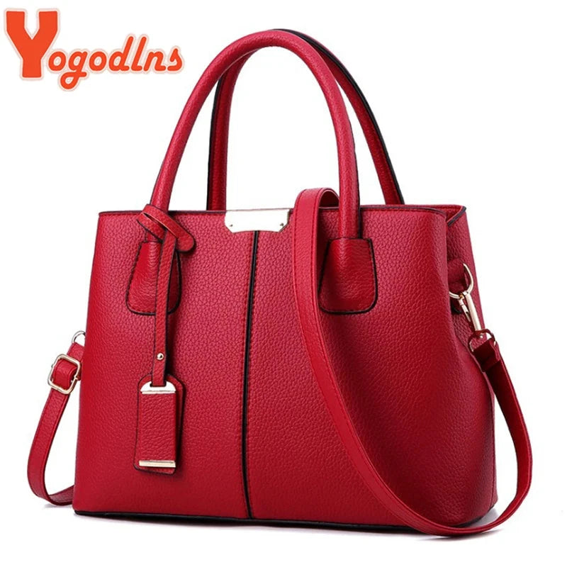 Famous Designer Brand Bags Women Leather Handbags New  Luxury Ladies Hand Bags Purse Fashion Shoulder Bags Good Vibrations