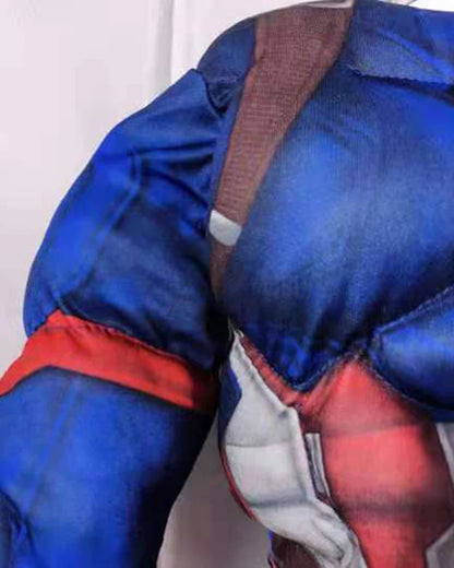 Hot Sale Muscle Children Halloween Costume Superhero Captainamerica Tv&movie Cosplay Costume Good Vibrations
