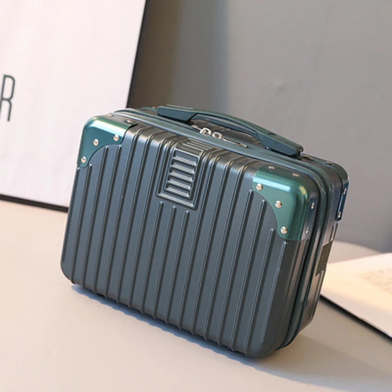 ABS Fashionable Cosmetic Case Travel Zipper for Toiletry Organizer Make up Storage Organizer Good Vibrations