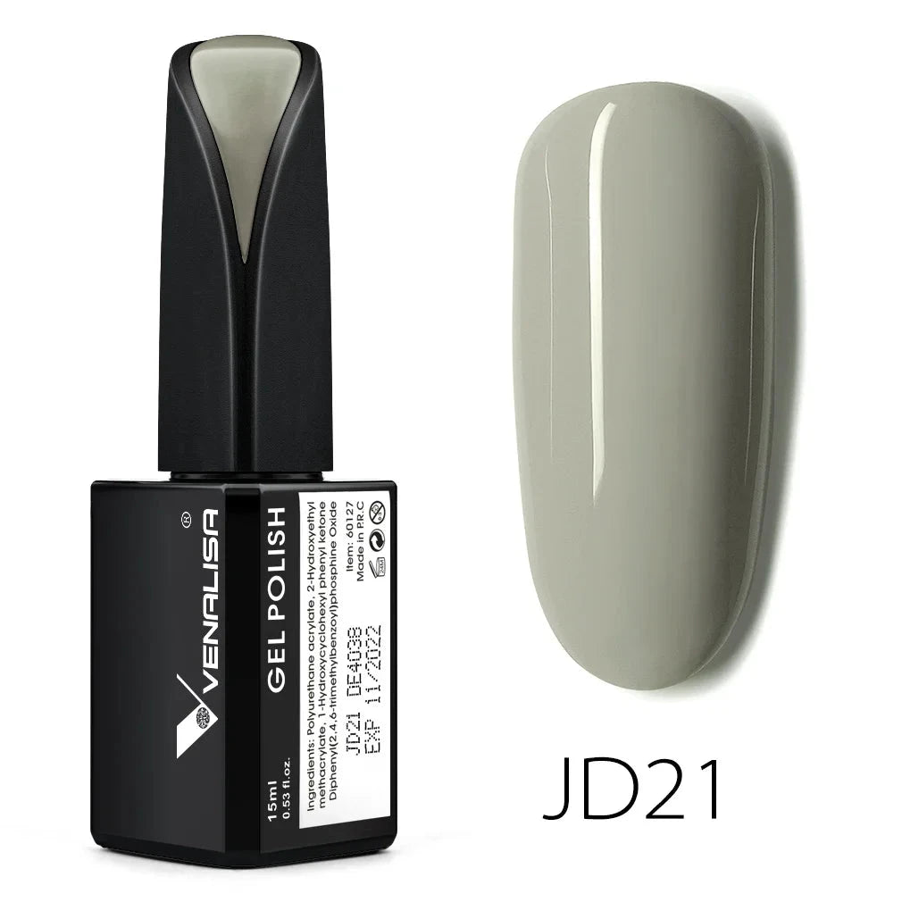 Venalisa 15ml Nail Art Gel Polish for Nails French Tip Manicure Gel Varnish Enamel Lacquer Color OEM Logo UV LED Nail Gel Polish Good Vibrations