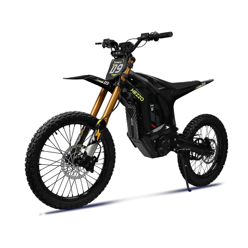 HEZZO D 9 72V 45Ah 100KM/H 150km 500Nm Electric Bike EU, UK, US Warehouses Good Vibrations