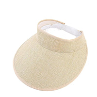 Sun Visors For Women Faux Linen Fashion Hats For Women Sports Visor Women hats Good Vibrations