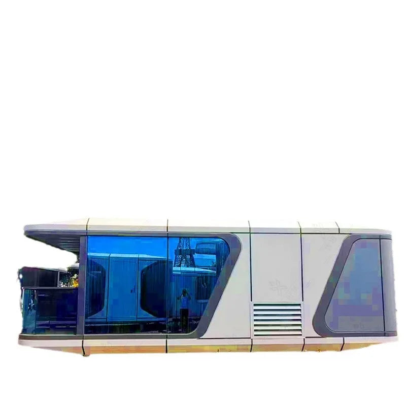 Desert Camping Accommodation Space Capsule Hotel View Sunshine Room Luxury Steel Structure Triangle Bed & Breakfast Room Good Vibrations