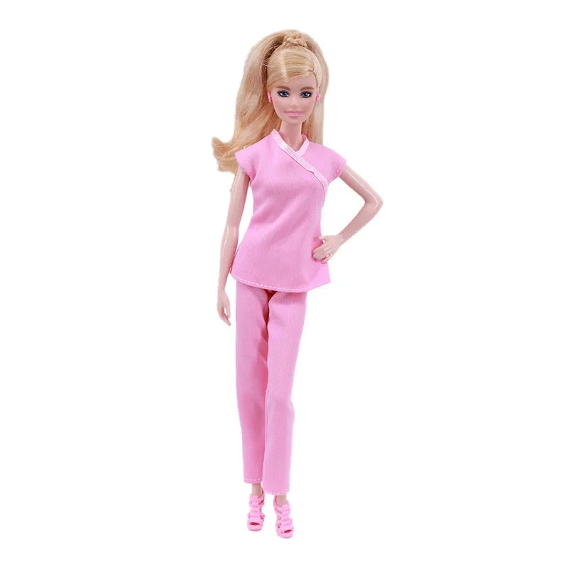 Doctor And Nurse Clothes, Mini Medical Equipment,Protective Suit,Uniform Suitable For 11.5 Inch Ken & 30cm Doll Accessories Good Vibrations