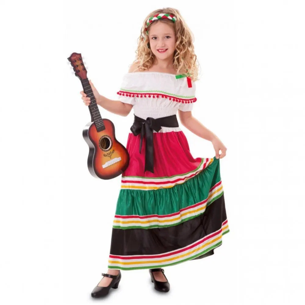Wholesale Cinco De Mayo Halloween Costume Carnival Girls Dress Spanish Brazil Dance Costume TRAD-003 Good Vibrations