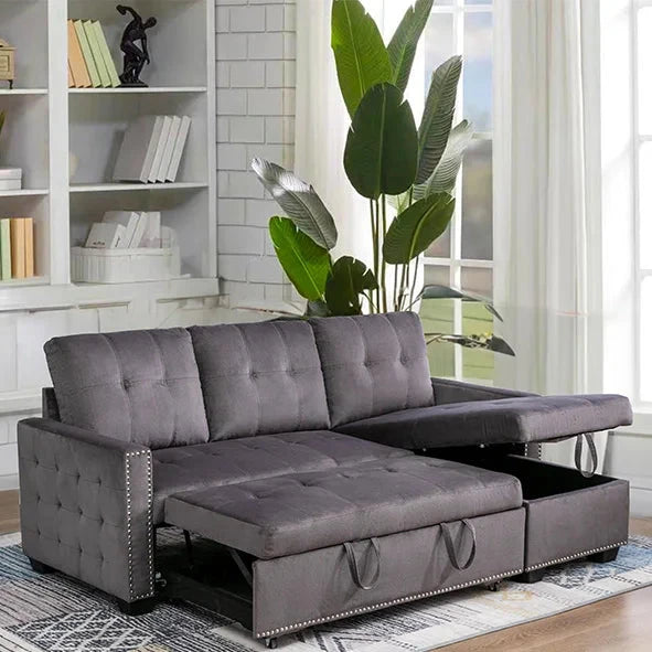 Frank Furniture Hot Selling American Style Leisure Sofa Bed Modern Three Seat Living Room Furniture Set Extendable Feature Good Vibrations