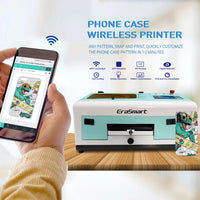 Erasmart Automatic Smart Printer Machine Wifi Connection Phone Cases Printing Wireless UV Printer Good Vibrations