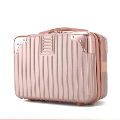 ABS Fashionable Cosmetic Case Travel Zipper for Toiletry Organizer Make up Storage Organizer Good Vibrations