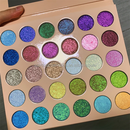 30 Color Paper Palette  Multichrome Duochrome Pressed Eyeshadow Shifting Single Duo Chrome Eye Shadow Diy Eyeshadow Palette Good Vibrations