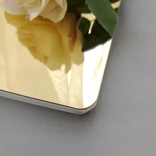 Personalized Wedding Guest Book Rustic Mirror Engraved Calligraphy Date Alternative Blank Favor Gift G025 Good Vibrations