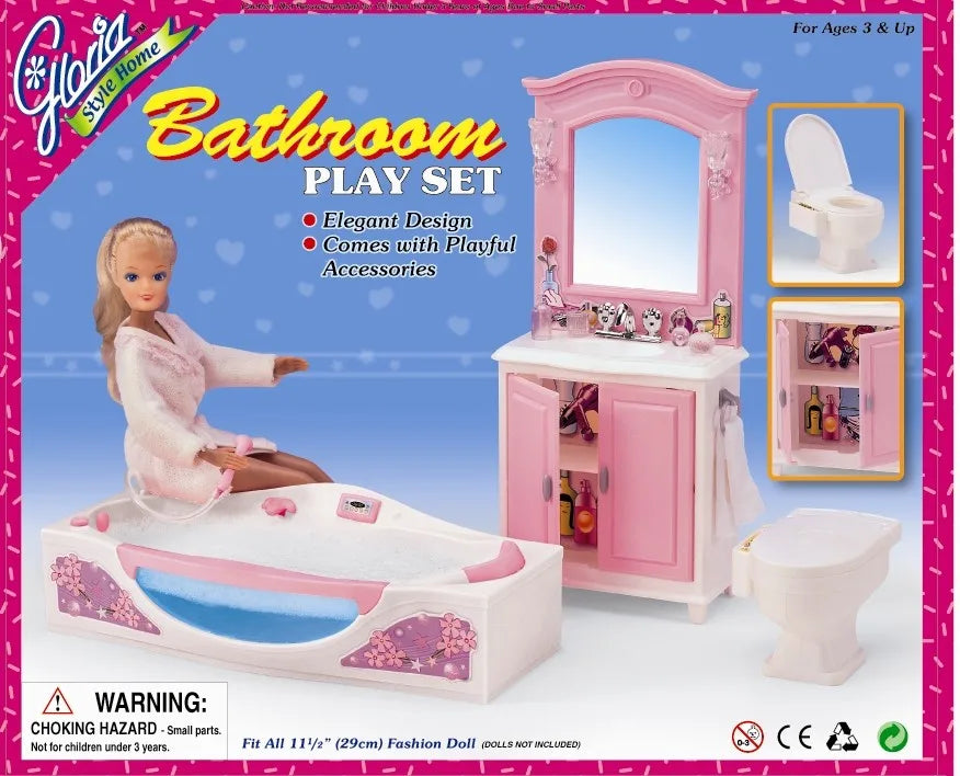 Accessories for 30cm bjd dolls  teacher classroom school kitchen for 30cm furniture pool Wardrobe closet bed bathtub bathroom Good Vibrations