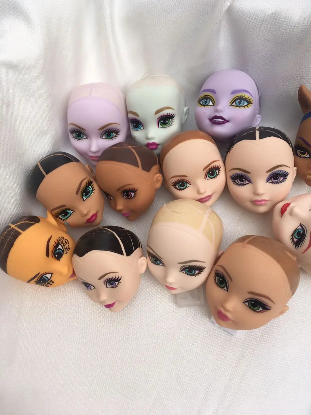 Monstering High Doll Toy Head No Hair Doll  Heads DIY Plants Hair Head Doll Bald Heads Original Rare Collection Head Toys Good Vibrations
